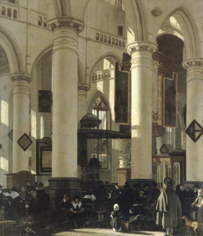 WITTE, Emanuel de interior of a church Spain oil painting art